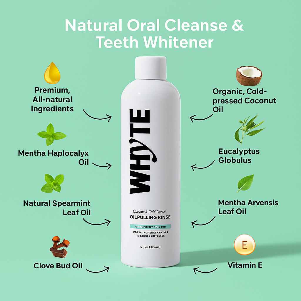 Spearmint Oil Pulling Rinse